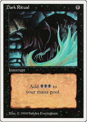 Dark Ritual card from Summer Magic