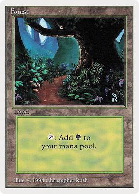 Forest (B) card from Summer Magic