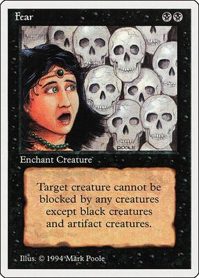 Fear card from Summer Magic