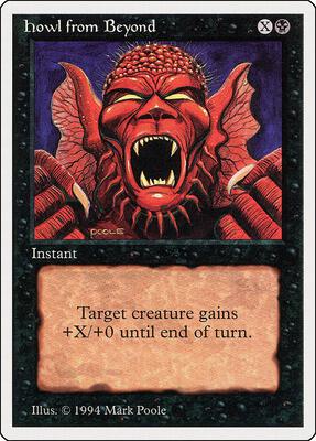 Howl from Beyond card from Summer Magic