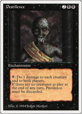 Pestilence card from Summer Magic