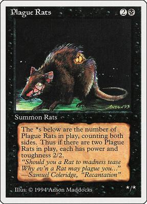 Plague Rats card from Summer Magic