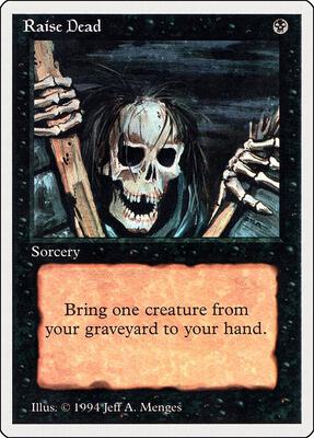 Raise Dead card from Summer Magic