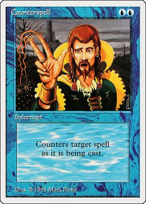 Counterspell card from Summer Magic
