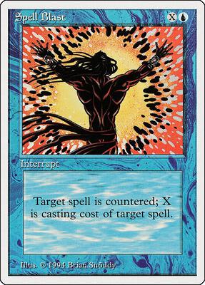 Spell Blast card from Summer Magic