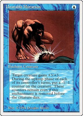 Unstable Mutation card from Summer Magic