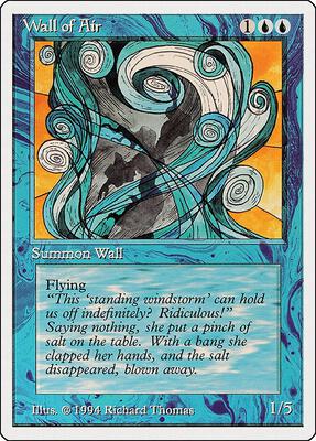 Wall of Air card from Summer Magic