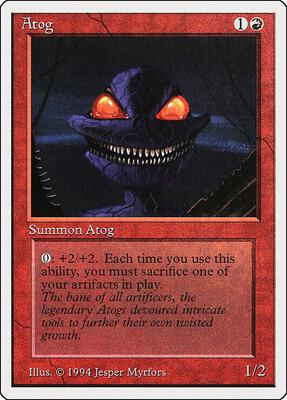Atog card from Summer Magic