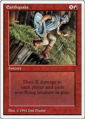 Earthquake card from Summer Magic