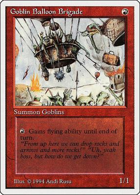 Goblin Balloon Brigade card from Summer Magic