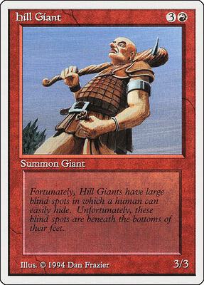 Hill Giant card from Summer Magic