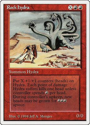 Rock Hydra card from Summer Magic