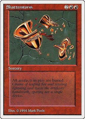Shatterstorm card from Summer Magic