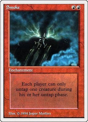 Smoke card from Summer Magic