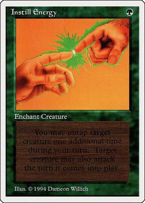 Instill Energy card from Summer Magic