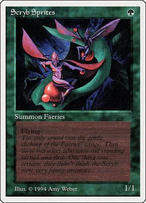 Scryb Sprites card from Summer Magic