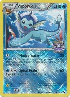 Vaporeon - 25/108 (State Championships) card from League & Championship Cards