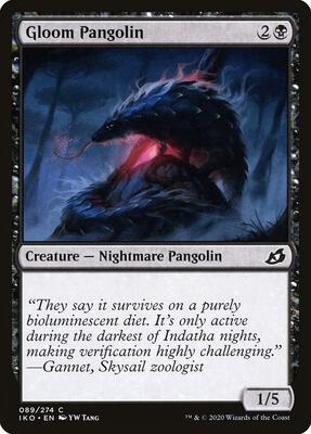 Gloom Pangolin card from Ikoria: Lair of Behemoths