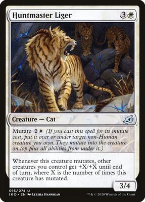 Huntmaster Liger card from Ikoria: Lair of Behemoths