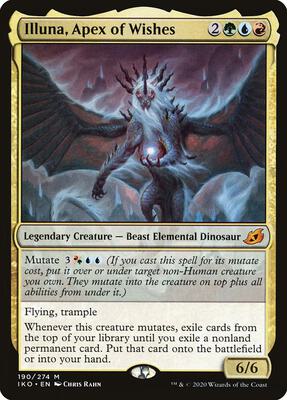 Illuna, Apex of Wishes card from Ikoria: Lair of Behemoths