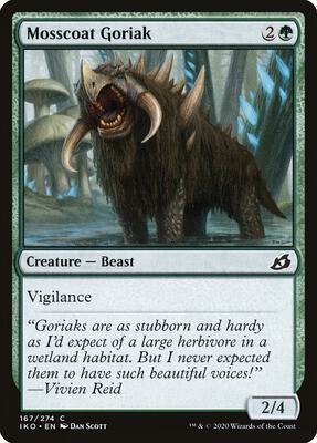 Mosscoat Goriak card from Ikoria: Lair of Behemoths