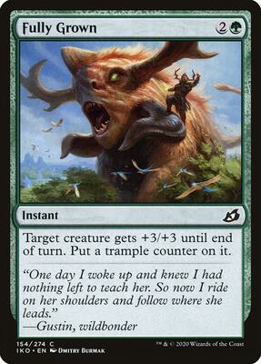 Fully Grown card from Ikoria: Lair of Behemoths