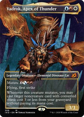 Vadrok, Apex of Thunder (Showcase) card from Ikoria: Lair of Behemoths