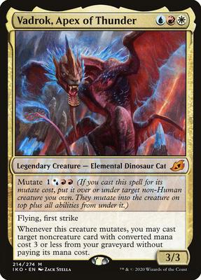 Vadrok, Apex of Thunder card from Ikoria: Lair of Behemoths