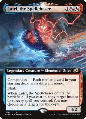 Lutri, the Spellchaser (Extended Art) card from Ikoria: Lair of Behemoths