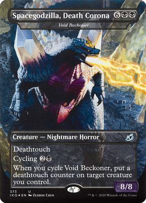 Spacegodzilla, Death Corona - Void Beckoner card from Ikoria: Lair of Behemoths