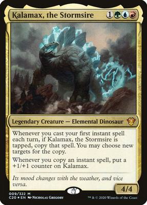 Kalamax, the Stormsire card from Commander 2020