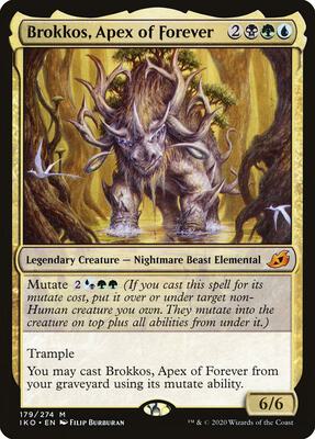 Brokkos, Apex of Forever card from Ikoria: Lair of Behemoths