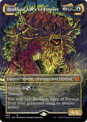 Brokkos, Apex of Forever (Showcase) card from Ikoria: Lair of Behemoths
