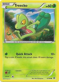 Treecko - 6/160 (Sheen Holo) card from Miscellaneous Cards & Products