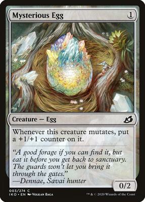 Mysterious Egg card from Ikoria: Lair of Behemoths