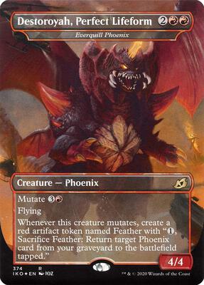 Destoroyah, Perfect Lifeform - Everquill Phoenix card from Ikoria: Lair of Behemoths