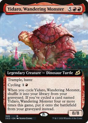 Yidaro, Wandering Monster (Extended Art) card from Ikoria: Lair of Behemoths