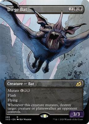 Dirge Bat (Showcase) card from Ikoria: Lair of Behemoths