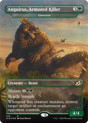 Anguirus, Armored Killer - Gemrazer card from Ikoria: Lair of Behemoths