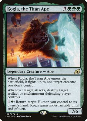 Kogla, the Titan Ape card from Ikoria: Lair of Behemoths