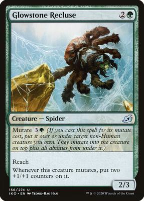 Glowstone Recluse card from Ikoria: Lair of Behemoths