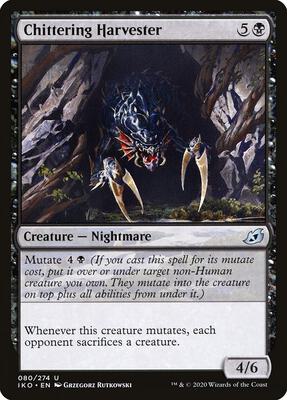 Chittering Harvester card from Ikoria: Lair of Behemoths