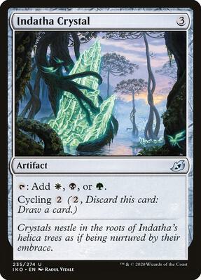Indatha Crystal card from Ikoria: Lair of Behemoths