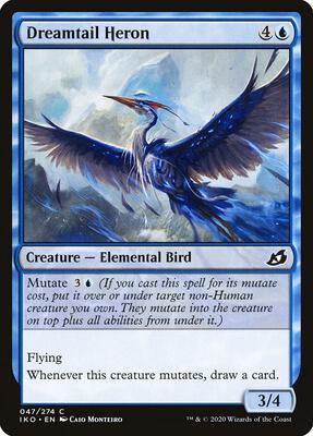 Dreamtail Heron card from Ikoria: Lair of Behemoths