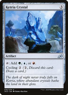 Ketria Crystal card from Ikoria: Lair of Behemoths