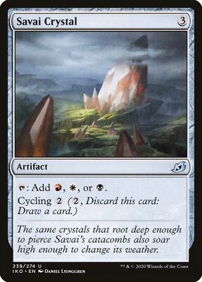 Savai Crystal card from Ikoria: Lair of Behemoths