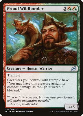 Proud Wildbonder card from Ikoria: Lair of Behemoths