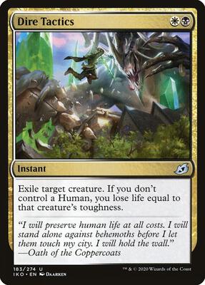 Dire Tactics card from Ikoria: Lair of Behemoths
