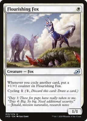 Flourishing Fox card from Ikoria: Lair of Behemoths