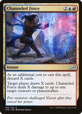 Channeled Force card from Ikoria: Lair of Behemoths